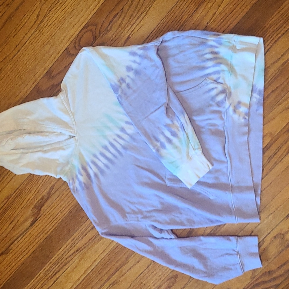 Tie dye hooded sweatshirt